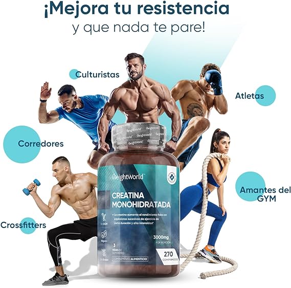 imagen promocional de la creatina WeightWorld