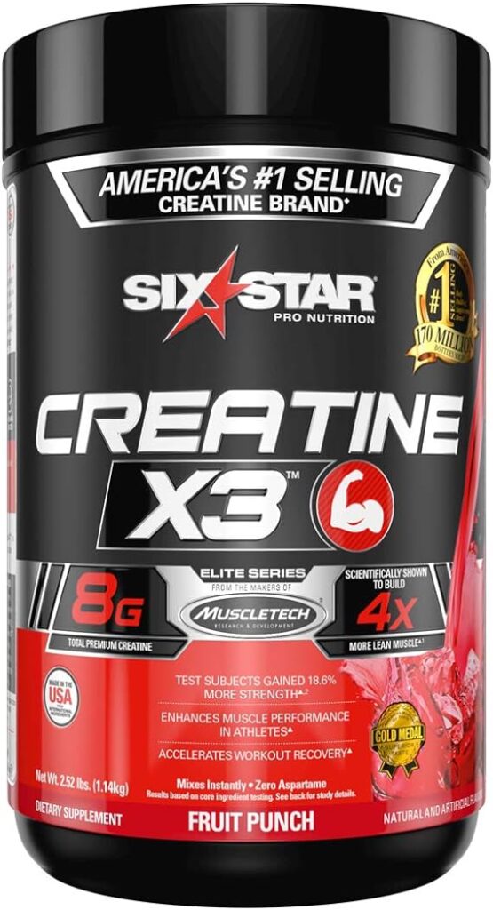 imagen de pomo de creatina Six Star