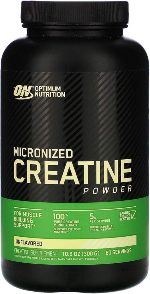 imagen de pomo de creatina Optimum Nutrition