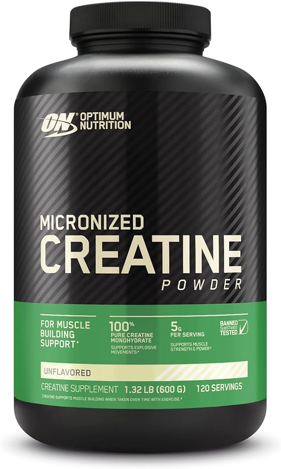 imagen de pomo de creatina Optimum Nutrition